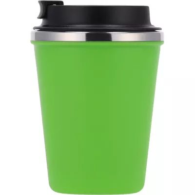 Kubek termiczny 350 ml z powłoką z recyklingu METODY - jasnozielony (8496229)