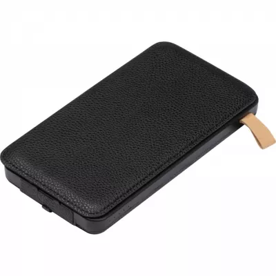 Power bank 8000 mAh solarny BRUNA - czarny (3365703)