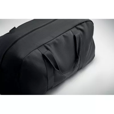 Torba podróżna z recyklingu 450 g/m² DUFFAS COLOUR - Czarny (MO2508-03)