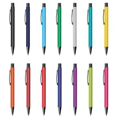 Długopis plastikowy MIKOLAJ - czarny (1094503)