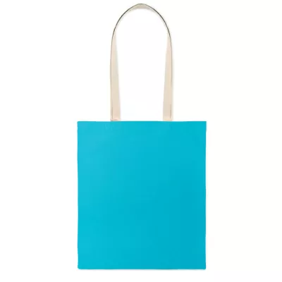 Torba bawełniana 140 g/m² ZEVRA COLOUR - Turkusowy (MO2868-12)