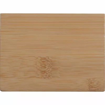 Karteczki biurowe w bambusowym pojemniku NATALINA - grey (2536013)