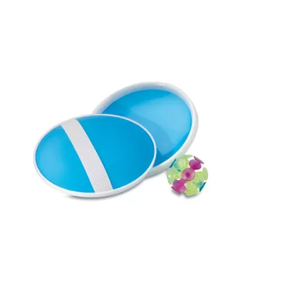 Gra plażowa paletki z piłką na rzepy CATCH&PLAY - Niebieski (IT3852-04)