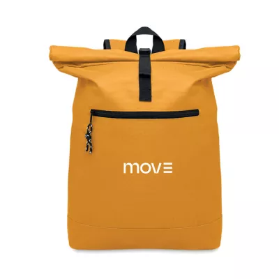 Plecak rolltop na laptop 15" z poliestru 600D IREA - Ochre (MO2170-78)