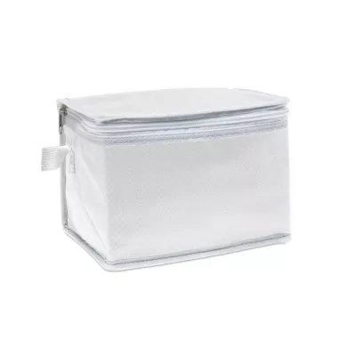 Torba chłodząca na 6 puszek 80 g/m² PROMOCOOL - Bialy (MO7883-06)