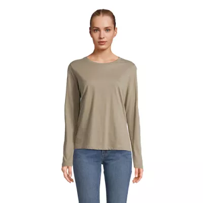 Koszulka damska z długim rękawem Sol's MONARCH WOMEN - Khaki (S04443-KH)