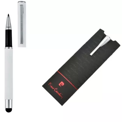 Pióro kulkowe touch pen soft touch CLAUDIE Pierre Cardin - biały (B0300800IP306)