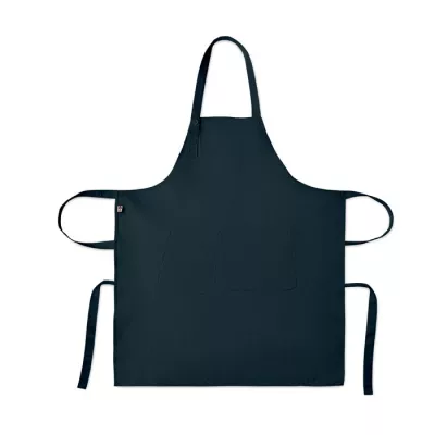 Fartuch z bawełny organicznej 240 g/m² GAMMA - Niebieski (MO2249-04)