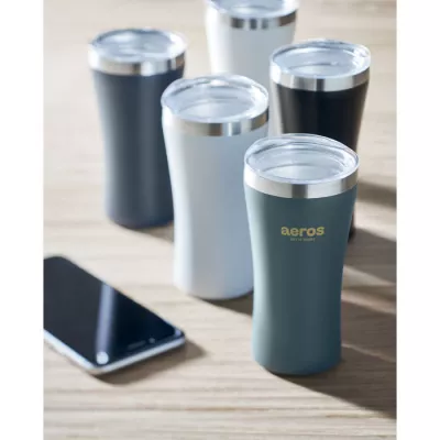 Kubek termiczny ze stali z recyklingu 160 ml OZ - Petrol (MO2326-20)