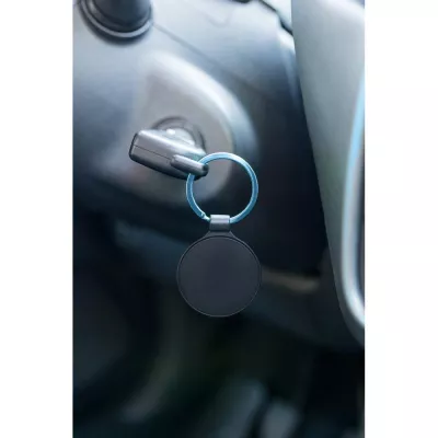 Okrągły brelok do kluczy | Ando - błękitny (VA097-23)