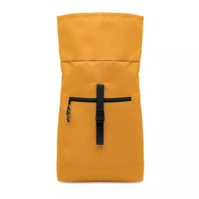 Plecak rolltop na laptop 15" z poliestru 600D IREA - Ochre (MO2170-78)