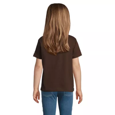 Koszulka dziecięca 190 g/m² Sol's IMPERIAL KIDS - Chocolate (S11770-CH)