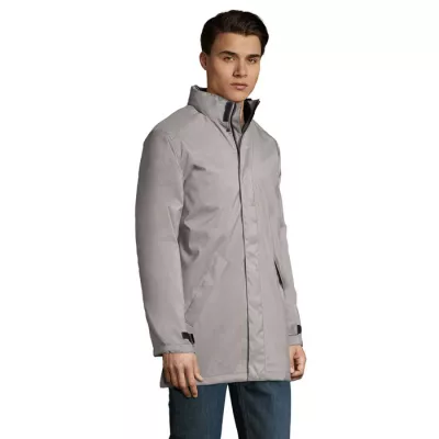 Kurtka unisex ocieplana z kapturem Sol's ROBYN - Metal Grey (S02109-MG)