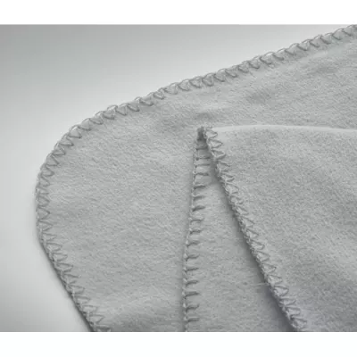 Koc polarowy RPET 120x150 cm 130 g/m² BOGDA - Szary (MO6805-07)