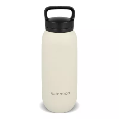 Termiczna butelka uniwersalna Waterdrop z ustnikiem 600 ml - beżowy (LT47000-N0055)