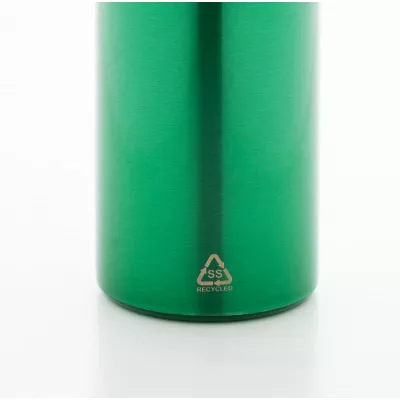 Ressuto butelka z ze stali nierdzewnej z recyklingu - zielony (AP808228-07)