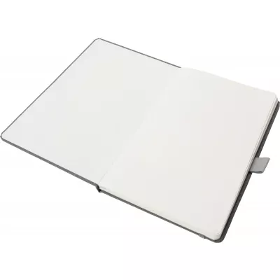 Notatnik A5 w kropki z papieru z recyklingu AGNESE - szary (2179907)