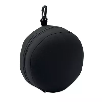 Poduszka podróżna 2 w 1 z maską na oczy SOFT NUIT - Czarny (MO2907-03)