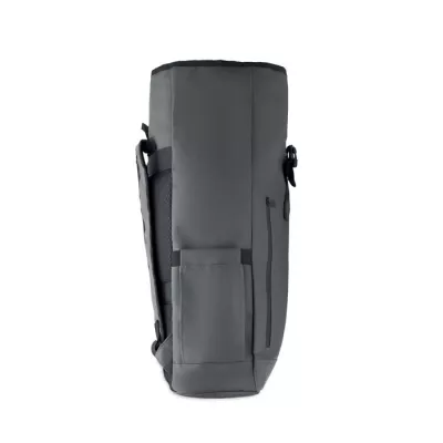 Plecak rolltop na laptop RPET 600D BANGKOK ROLL - Kamienny Szary (MO2643-15)