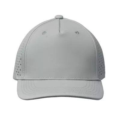 Czapka z daszkiem sportowa 5-panelowa 130 g/m² CAPO - Szary (MO2543-07)