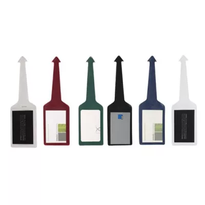 Zawieszka do bagażu z PCV - Ciemno zielony (IP37044044)