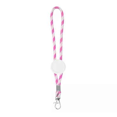 Regulowana smycz sznurkowa z karabińczykiem - Różowy (IP14082155)