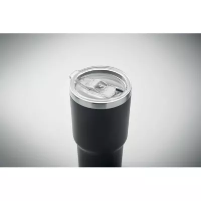 Kubek termiczny ze stali z recyklingu 500 ml SUM - Czarny (MO2597-03)