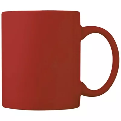 Kubek ceramiczny LISSABON 300 ml - czerwony (009505)