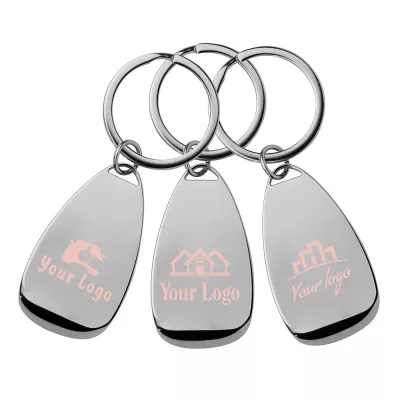 Brelok metalowy otwieracz do butelek GINO - szary (9226007)