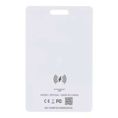 Xoopar ICE-Card Ultra-cienka karta śledząca z możliwością ładowania - biały (LT41801-N0001)