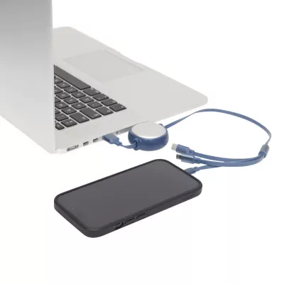 Kabel ładujący RETRACT - niebieski (56-1107292)