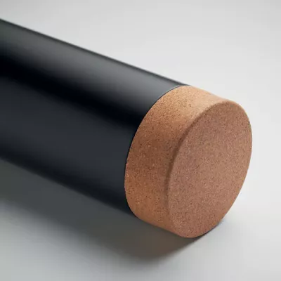 Butelka termiczna z recyklingu 500 ml IVES - Czarny (MO2234-03)