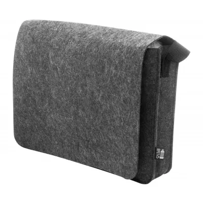 Refelt Courier Filcowa torba kurierska RPET - ciemno szary (AP800572-80)