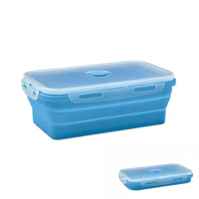 Lunchbox składany silikonowy 1200 ml KOLAPSO - Baby Blue (MO2549-66)