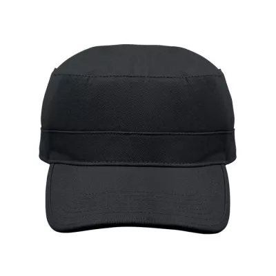 Czapka wojskowa bawełniana 260 g/m² FIELD - Czarny (MO2867-03)