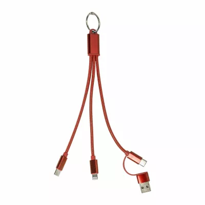 Rafob brelok kabel ładujący USB - czerwony (AP864127-05)