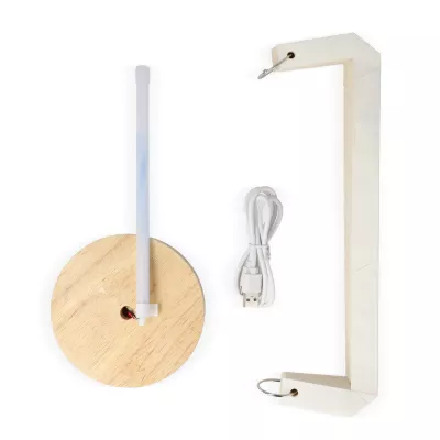 Składana papierowa lampa LED Coollux Eos, 25 cm (rozmiar skrzynki na listy) - naturalny-t (LT40728-N0094)