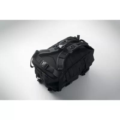 Plecak turystyczny z RPET 600D 50 l CARRYCONFI - Czarny (MO2970-03)