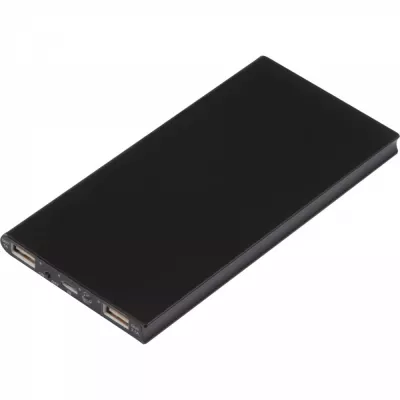 Power bank 8000 mAh solarny SAVERIO - czarny (3082403)