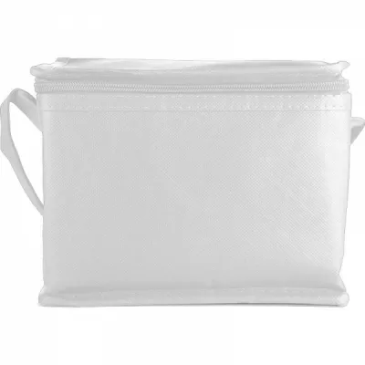 Torba termiczna non woven na 6 puszek 330 ml NIEBY - biały (154206)