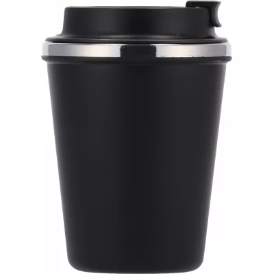 Kubek termiczny 350 ml z powłoką z recyklingu METODY - czarny (8496203)