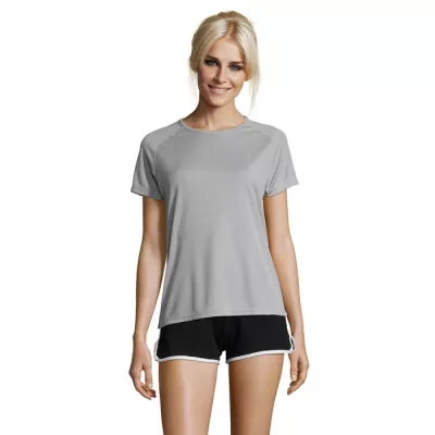 Koszulka sportowa damska 140 g/m² Sol's SPORTY WOMEN - Pure Grey (S01159-PG)