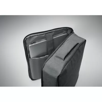 Plecak na laptop 15" z RPET LAUGAR - Kamienny Szary (MO2305-15)