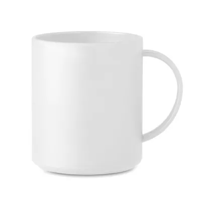 Kubek z PP wielokrotnego użytku 300 ml MONDAY - Bialy (MO6256-06)