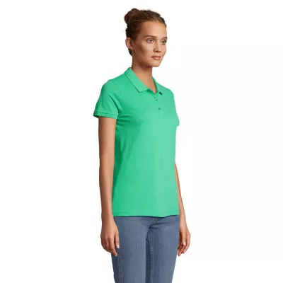 Polo damskie organiczne 170 g/m² Sol's PLANET WOMEN - Wiosenna Zieleń (S03575-EO)