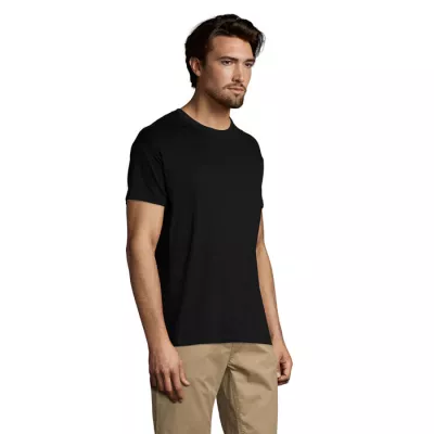 Koszulka unisex bawełniana 150 g/m² Sol's REGENT - Deep Black (S11380-DB)