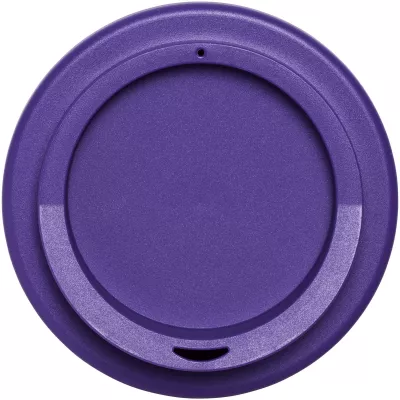 Kubek termiczny z serii Americano® o pojemności 350 ml z uchwytem - Czarny-Fioletowy (21000206)