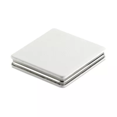 Lusterko podwójne magnetyczne w obudowie PU GLOW - Bialy (MO7520-06)