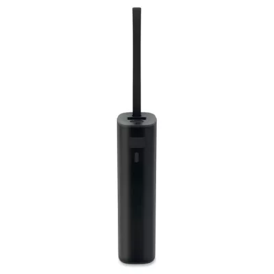 Powerbank aluminiowy 5000 mAh z kablem USB-C POWERTUBE - Czarny (MO3144-03)