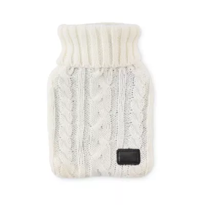 Termofor 400 ml w dzianinowym pokrowcu TOASTY - Bezowy (MO2720-13)